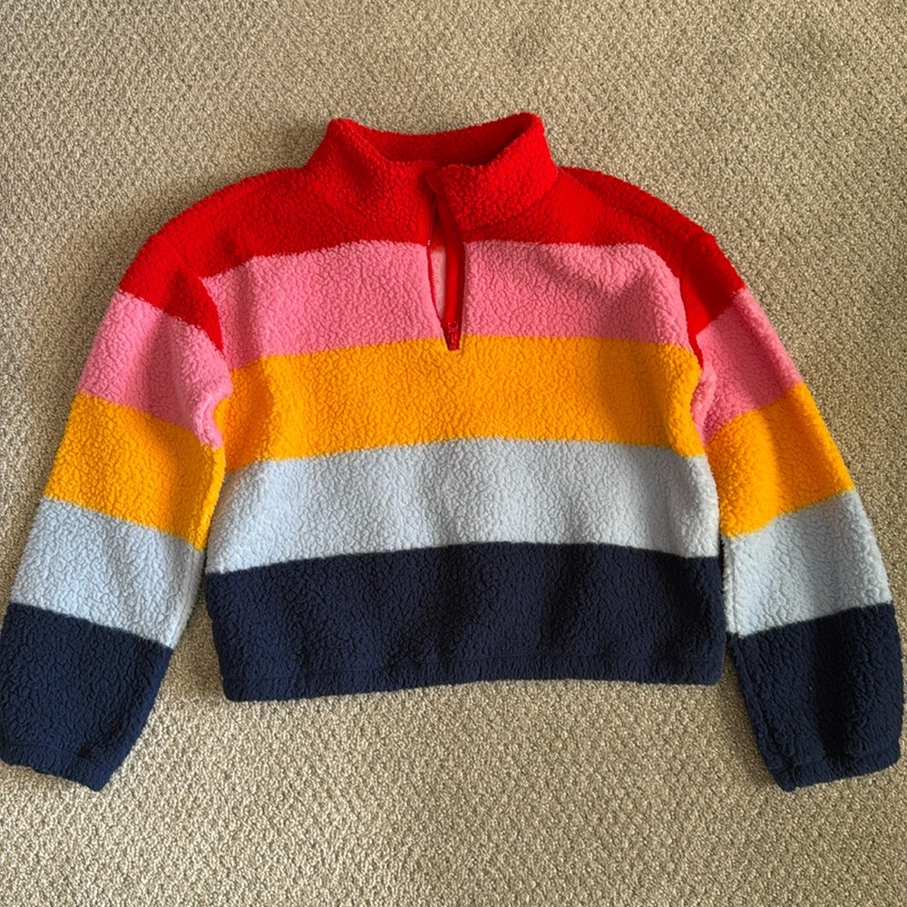 GIRLS OLD NAVY XL (14/16) CROP PULL OVER